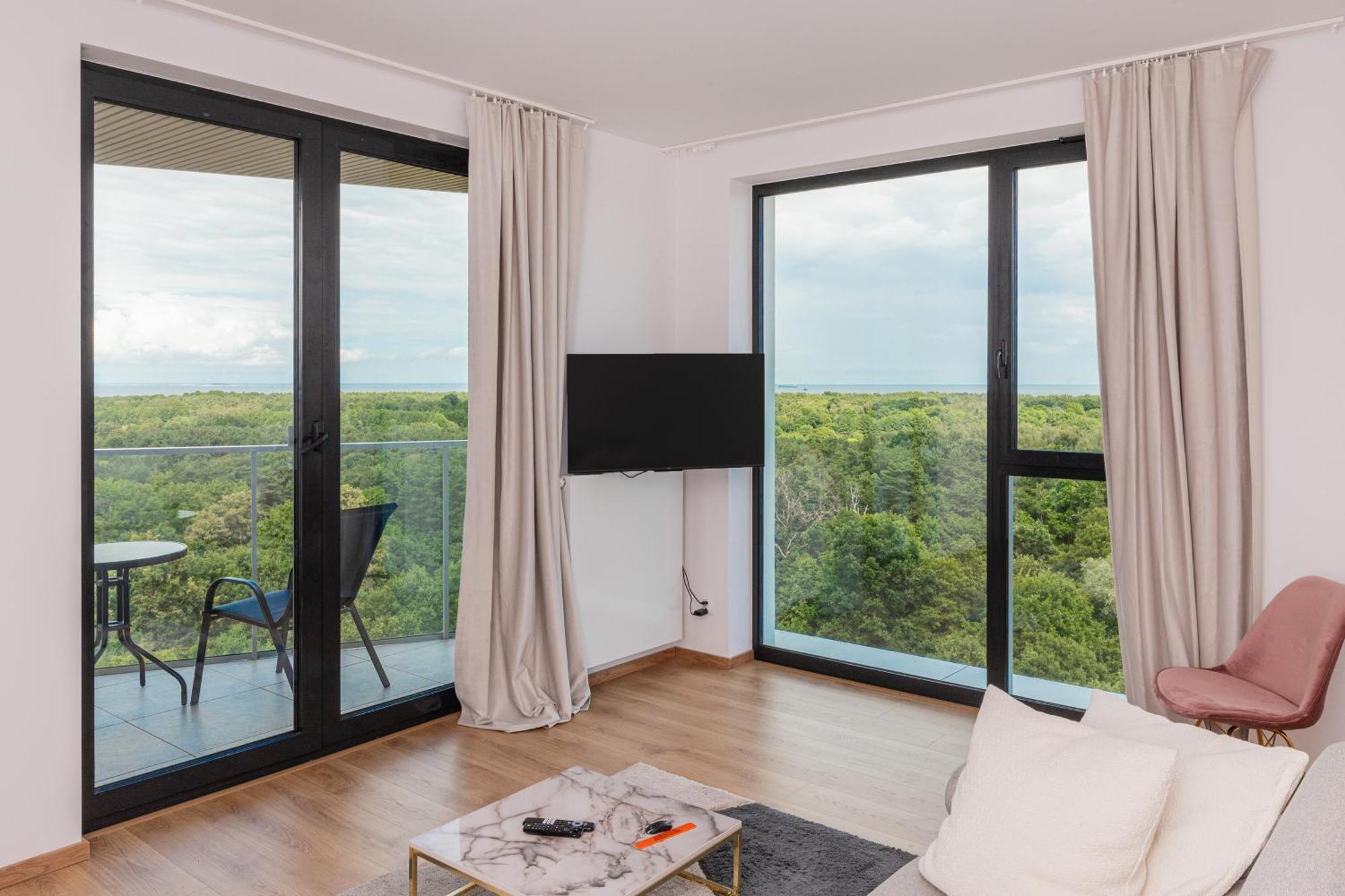 Tarasy Baltyku Apartments & Parking & Balcony By Noclegi Renters Gdańsk Kültér fotó